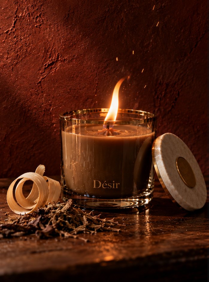 Fuoco, the Désir candle